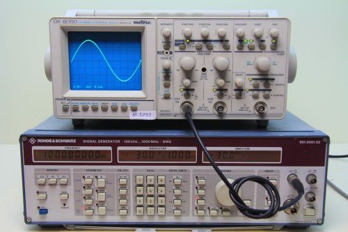 METRIX OX 8050 100MS/s 60MHZ DIGITAL/ANALOG OSCILLOSCOPE(#M-5003 / N140854YEH )