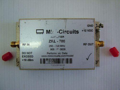 RF AMPLIFIER MINI CIRCUITS ZRL-700+ 160MHz - 900MHz LOW NOISE