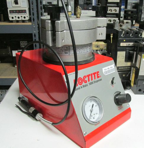 Loctite bond-a-matic 3000 pneumatic adhesive reservoir &amp; 9711 dispenser . vy-500 for sale