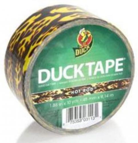 Shurtech Duck Brand Colored Duct Tape 1.88&#039;&#039; x 10 Yards Hot Rod (flames)