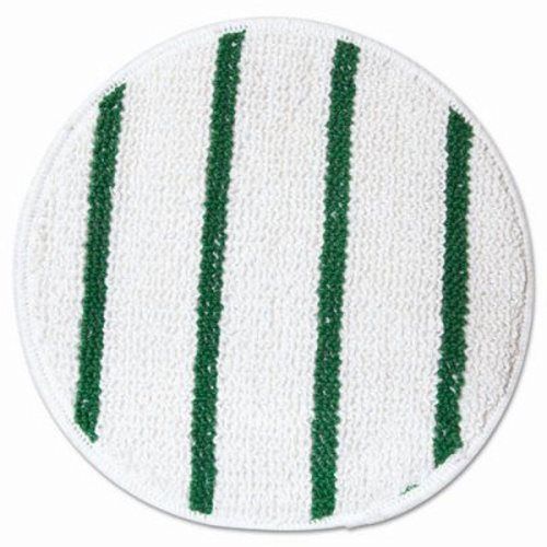 Rubbermaid  low profile scrub-strip carpet bonnet, 17&#034;, white/green (rcpp267) for sale