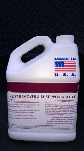 RUST REMOVER &amp; PREVENTATIVE 1 GAL TACKLES ENCRUSTED RUST PATRIOT CHEMICAL SALES
