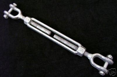 1/4&#034; x 4&#034; turnbuckle  -  jaw/jaw  -  10 pack for sale