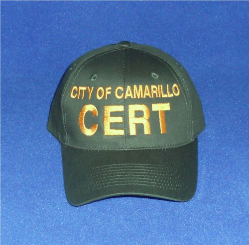 CERT Ball Cap   Homeland Security FEMA  Disaster Preparedness