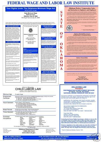 Oklahoma (OK) All-In-One Labor Law Poster