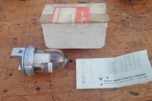 New arrow oil removal filter oilescer 1/4 npt model 3302 series 3300 sintered for sale