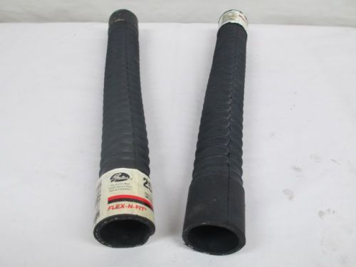 Lot 2 new gates assorted flex radiator coolant hose 26415 25477 15.5in d211995 for sale
