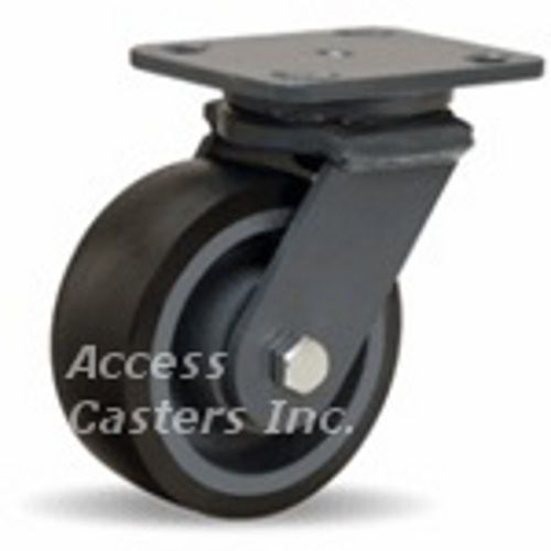 S-wh-5db70 5&#034; x 2&#034; hamilton swivel plate caster, polyurethane on cast iron wheel for sale