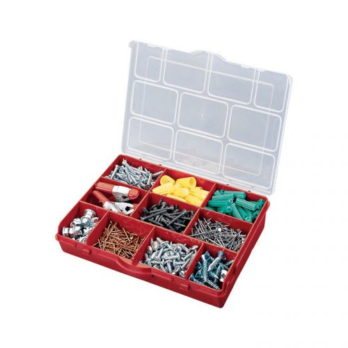 Stack-on multi compartment storage box w/removable dividers #sbr-10 for sale