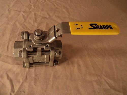 Sharpe 1&#039;&#039; CF8M Stainless Socket Weld Ball Valve 1000CWP