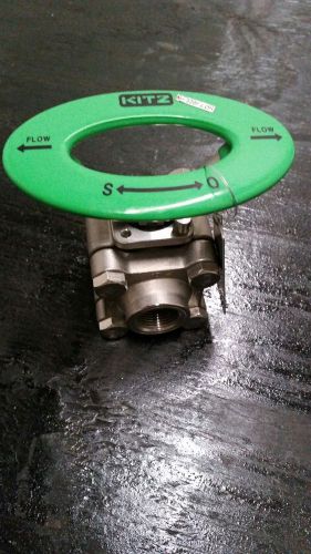 *NEW* Stainless Steel KITZ 1&#034; TO 3/4&#034; INCH BV BALL VALVE 1500 WOG $50.00