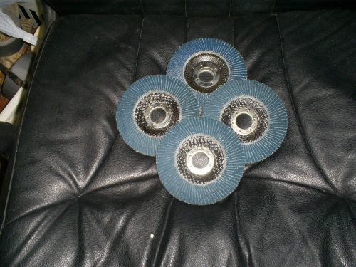 Weiler Paddle / Flap Wheel Grinding / Sanding disc(metal/wood working) 60grit X4