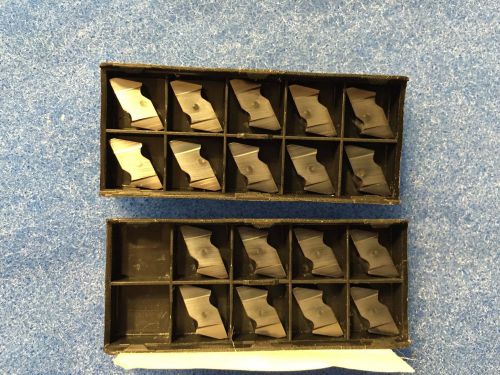 Lot of 18 Horizon HG2125L 323F Carbide Grooving Inserts ~ New