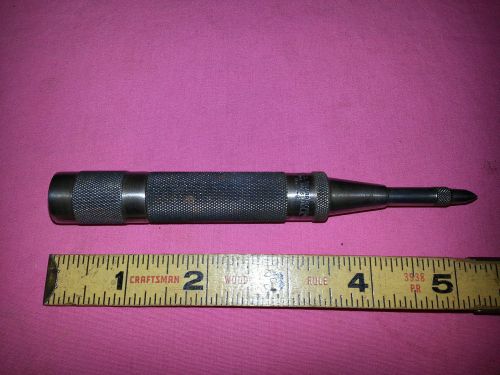 MACHINIST&#039;S OLDER STARRETT #18B AUTOMATIC SPRING LOADED CENTER PUNCH