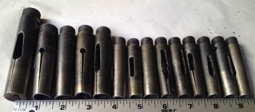 MACHINIST LATHE TOOLS LOT 14 FEED FINGERS FOR AUTOMATIC SCREW MACHINE / COLLETS