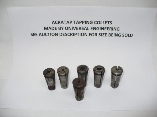 Tsd universal engineering acra tap collet #15845 for 3/8&#034; tap - lot #2 for sale