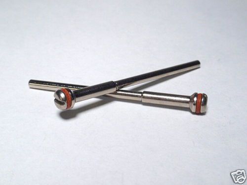 2 wheel mandrels for dremel rotary tool 3/32&#034; shank, 1/16&#034; screw dental jewelry for sale
