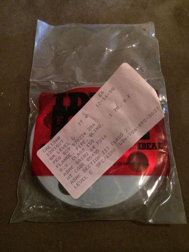 New IDEAL FORGING 4&#034;  PIPE FLANGE S.s Class 150 Ht Code 05455 Asme Sa182 Gr F316
