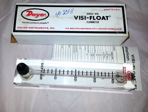 New VFB-52-BV S33E Dwyer Visi-Float Flow Meter Series VF8 Made in USA