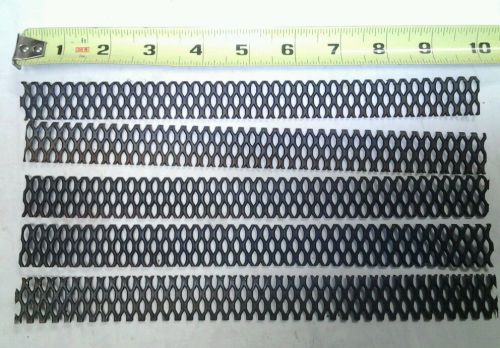 Lot of 5 pieces of mmo coated expanded titanium mesh anodes - 1&#034; x 10&#034; for sale