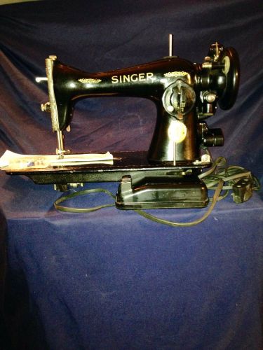 Commercial Leather, Canvas, Upholstery Singer 15-91 Sewing Machine. Rebuilt Ex!!