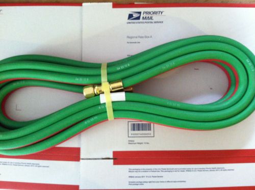 New 20 ft Oxy Acetylene Hose | T-grade, 1/4&#034;, Made in USA