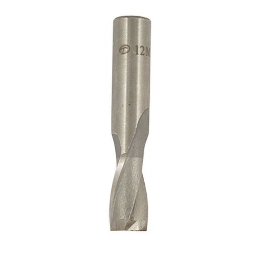Double Flute Straight Shank 12mm Dia Slotting End Mill