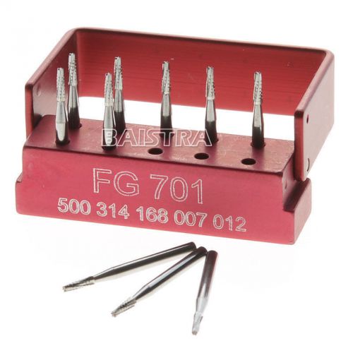 1 box new dental sbt tungsten drills/bur for high speed handpieces fg701 for sale