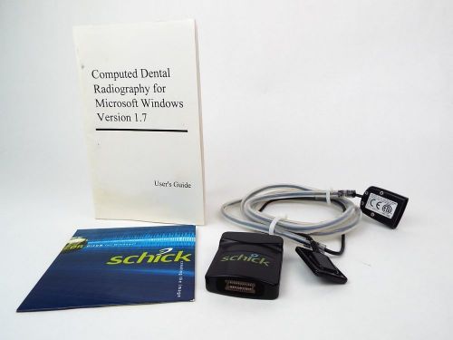 Schick cdr sensor size 2 digital dental x-ray sensor w/ docking station &amp; manual for sale