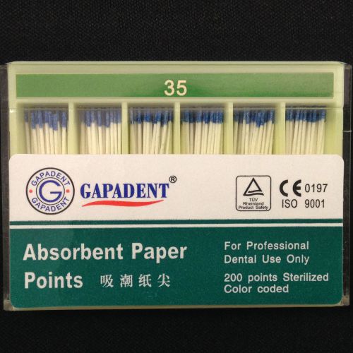 800pcs Root canal Absorbent Paper Points for professional dental 35#