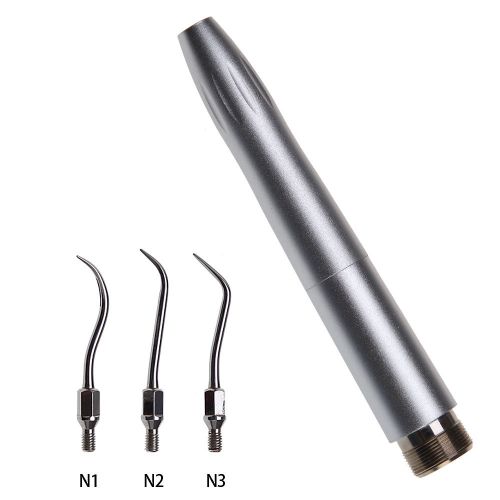 N-Type Dental Super Sonic Air Scaler Scaling Handpiece Fit NSK 2 HOLE &amp; 3 tips