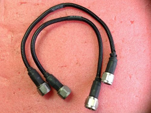 Lot of 2 N Type Male to N Type Male Flexible Cable 700-08261-001 15 inches