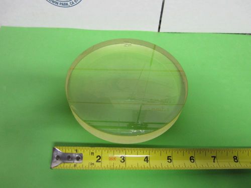 Optical large plano concave lens phosphate glass [chipped] optics bin#58-04 for sale