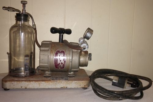 Antique sklar portable compressor unit w/ bottle model 100-65 steampunk works! for sale