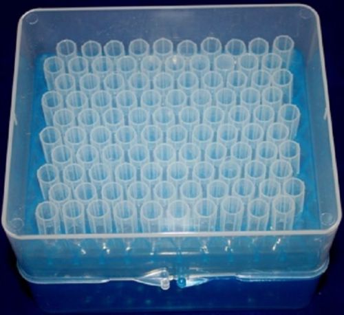 1-200 micro liter pipet tips, racked, natural-10 racks of 96 for sale