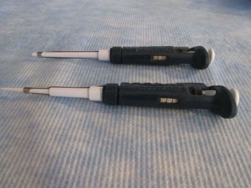 Gilson Pipetman Set Micropipette P20, P200 CALIBRATED Lot  20