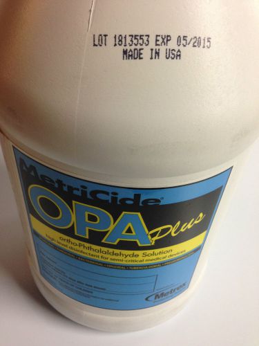 Metrex Metricide Opa Plus Exp Date 05/2015 ortho-Phthalaldehyde solution