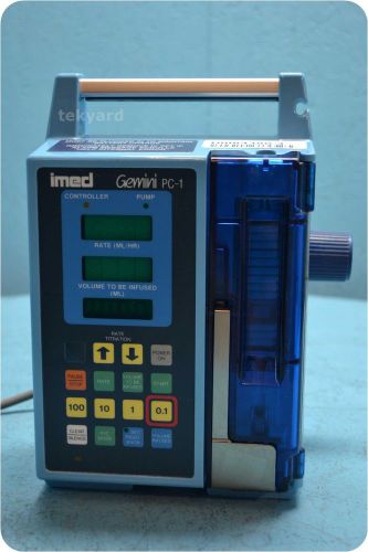 Imed gemini pc-1 volumetric infusion iv pump controller * for sale