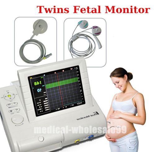 8.4-inch 60°Rotate screen 3-parameter Fetal Monitor Twins Prenatal Heart Monitor