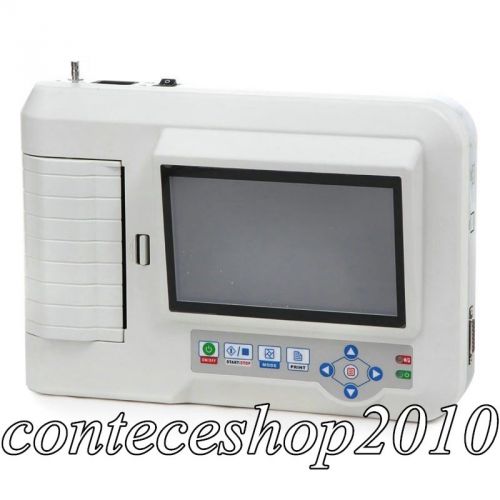 Ce,with software portable digital 6-channel electrocardiograph ecg/ekg machine for sale