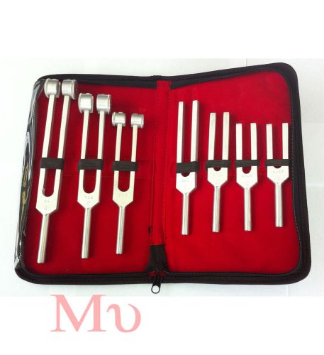7 Tuning Fork Set Medical Surgical Chiropractic Physical Diagnostic instruments