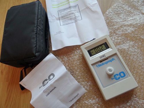Vitalograph BreathCO Carbon Monoxide Concentration Smoke Monitor Tester Detector