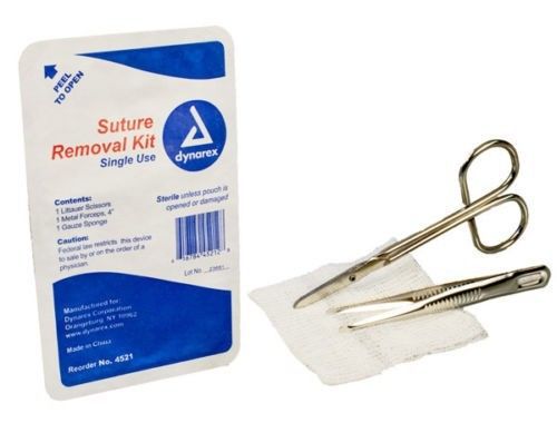 Suture Removal Kit, Sterile, 50/CS, Y-4521