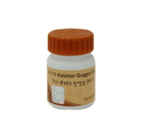 Divya Kaishor Guggul Herbal product Swami Ramdev&#039;s Blood Purify 40 Gm X 5 Packs