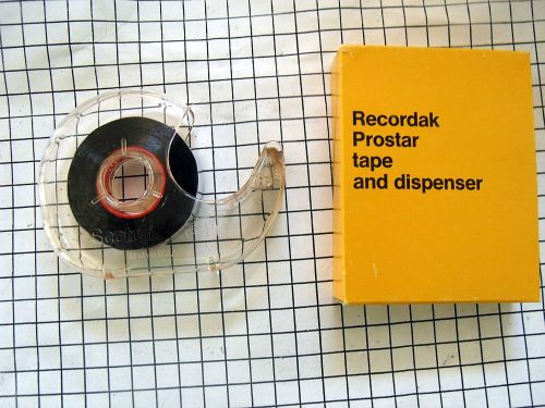 Vintage KODAK &lt;&gt; &#034; RECORDAK  PROSTAR &#034; Tape &amp; Dispenser