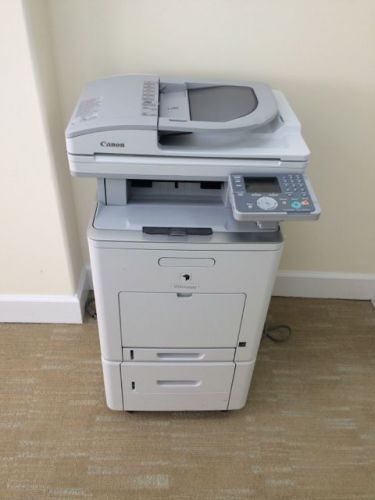 Canon color copier fax scan printer 22 ppm image runner copier c1022 w/pedestal for sale