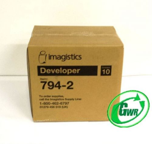 New Genuine Imagistics 794-2 (5 Pack) Black Developer im3510, 3511, 4510, 4511