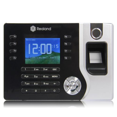 Realand A-C071 USB 200MHz CPU Employee Payroll Fingerprint Time Attendance Clock