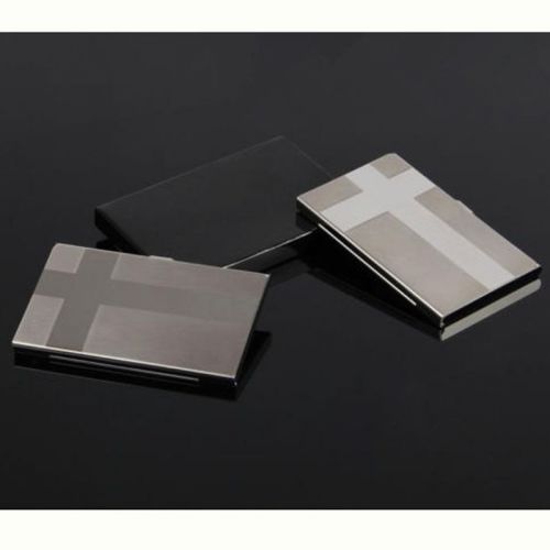 Cross Stainless Steel Aluminium office Business ID Name Credit Card Holder Case