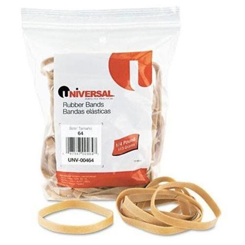 Universal Office Products 00464 Rubber Bands, Size 64, 3-1/2 X 1/4, 80
